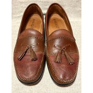 Brass Boot Men’s Size 13 Tassel Loafers Leather Uppers, Insole and Outsole.